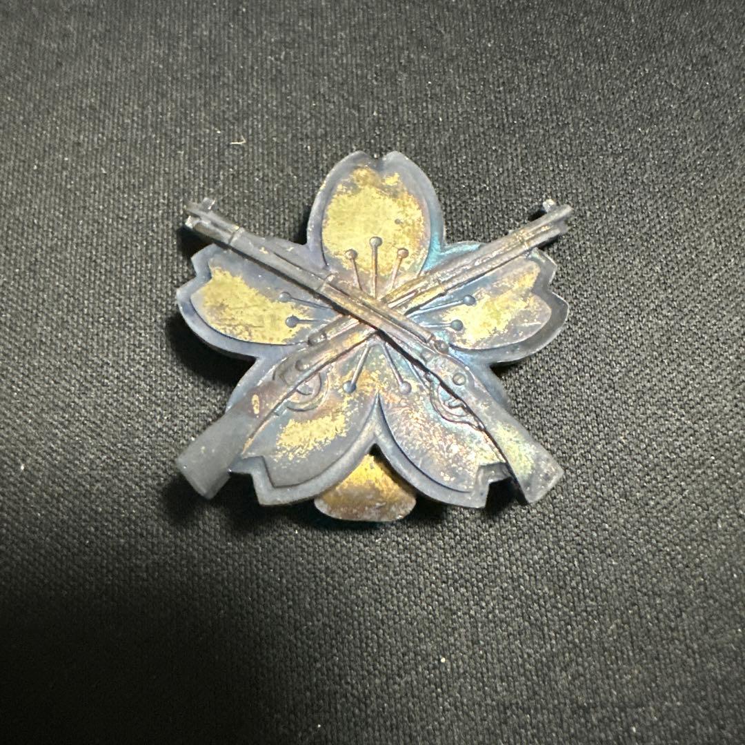 帝国陸軍 小銃射撃徽章 第2種／旧日本軍 日本陸軍／バッジ／シルバー