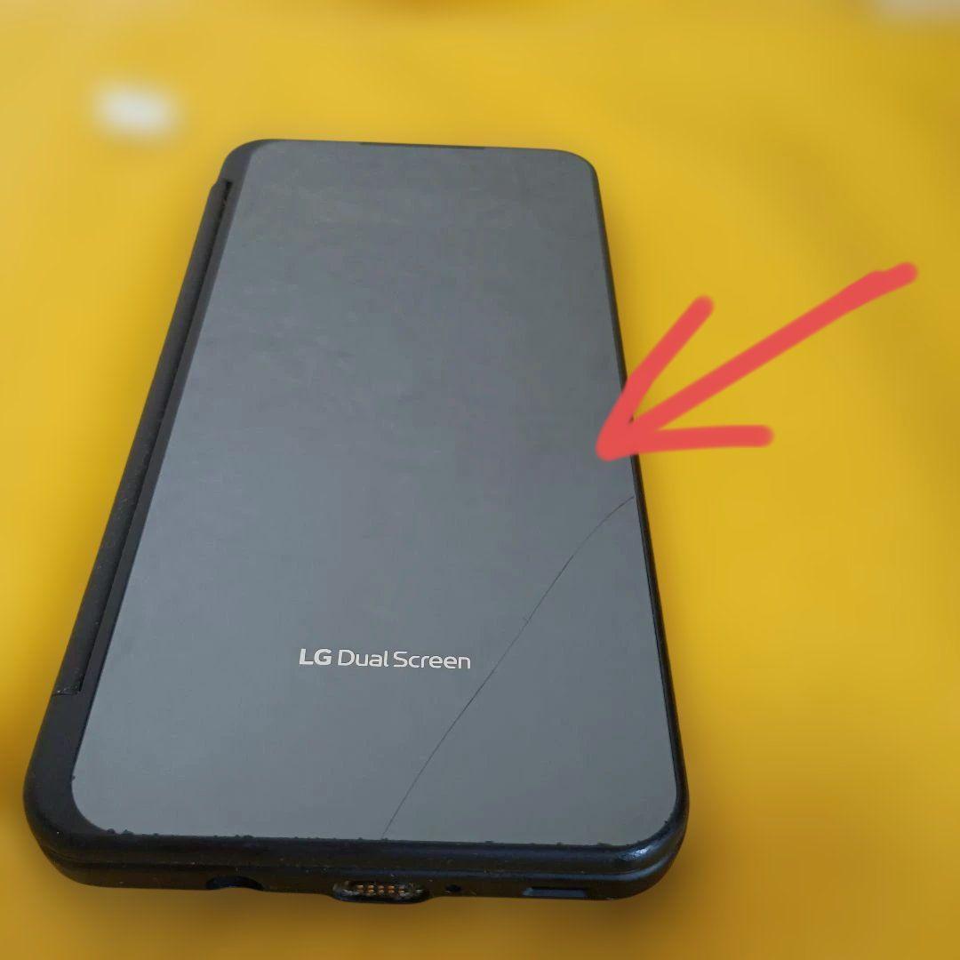 LGV60デュアルケース＆USB-C 変換コネクタ(ホワイト）★ジャンク品