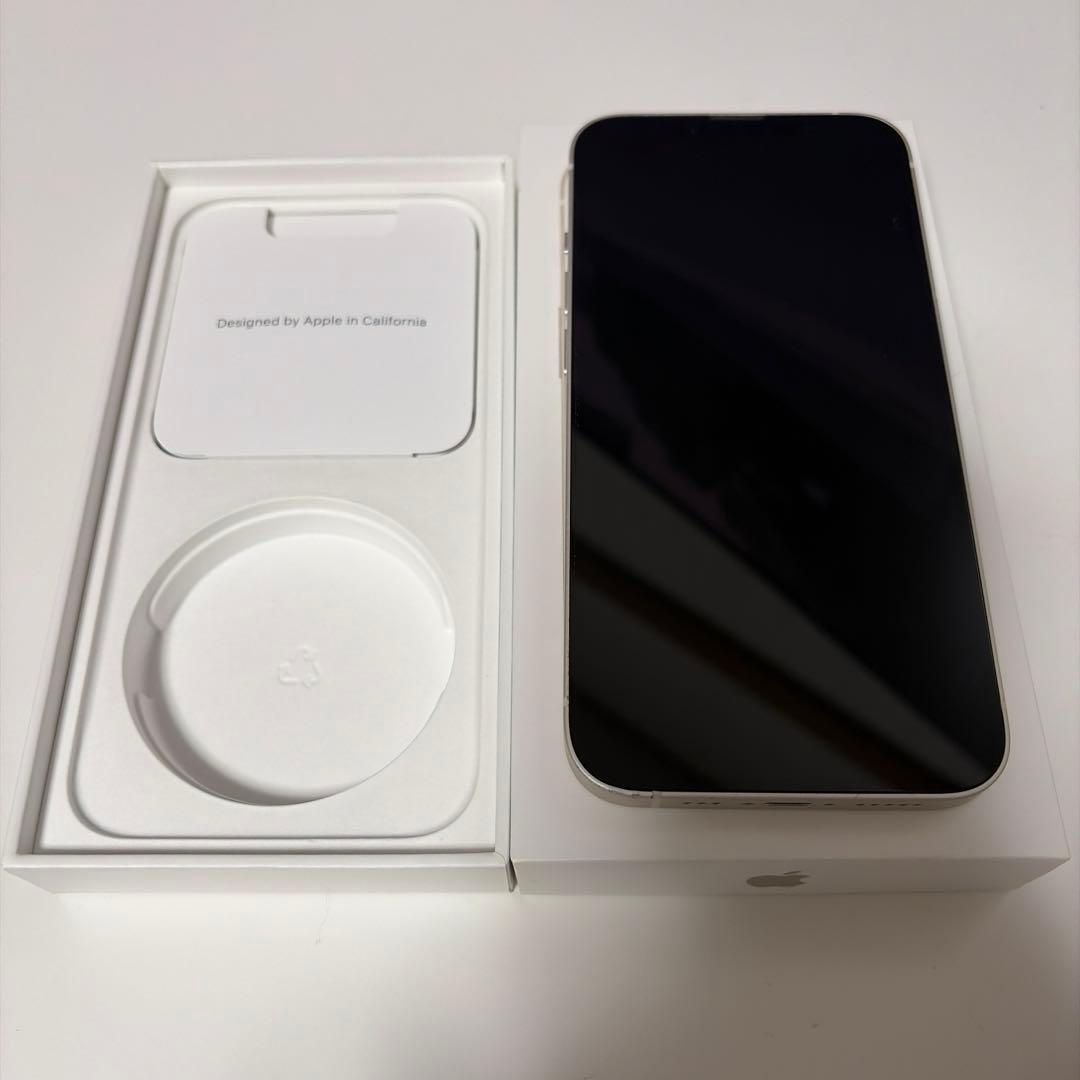 iPhone13 本体 箱付き128GB ホワイト バッテリー76%