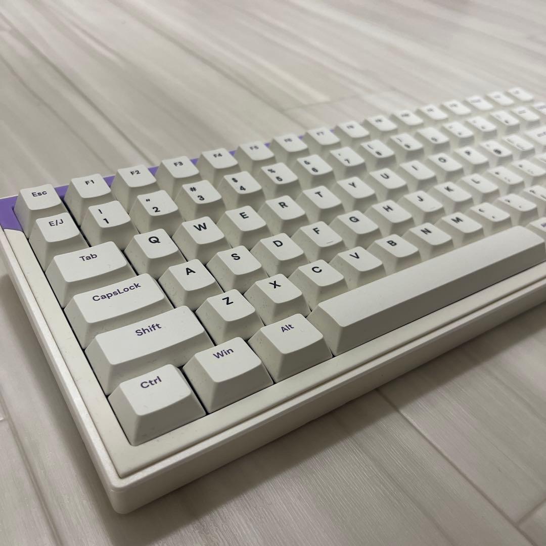 コンパクトメカニカルキーボード ホワイト