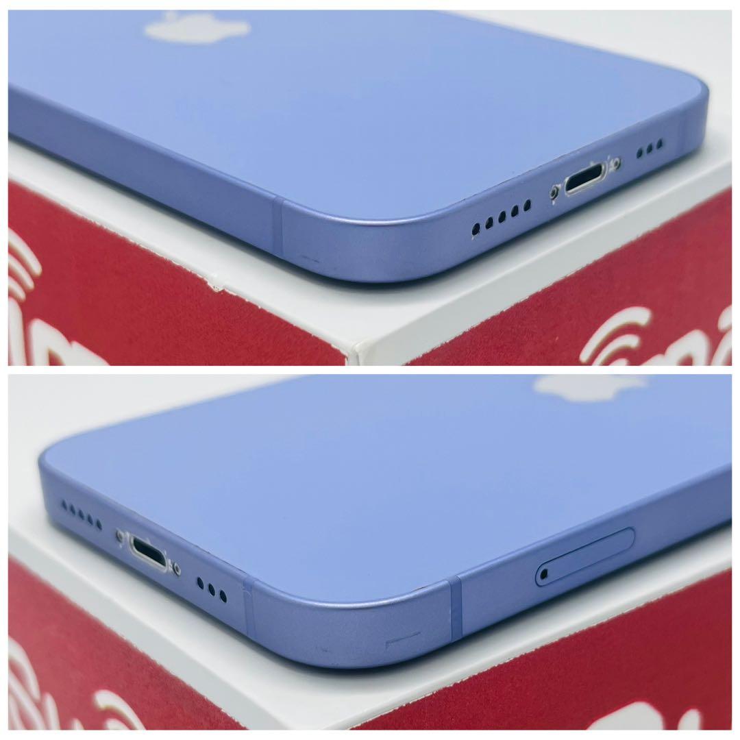 【A】iPhone 12 128GB SIMフリー　パープル　本体