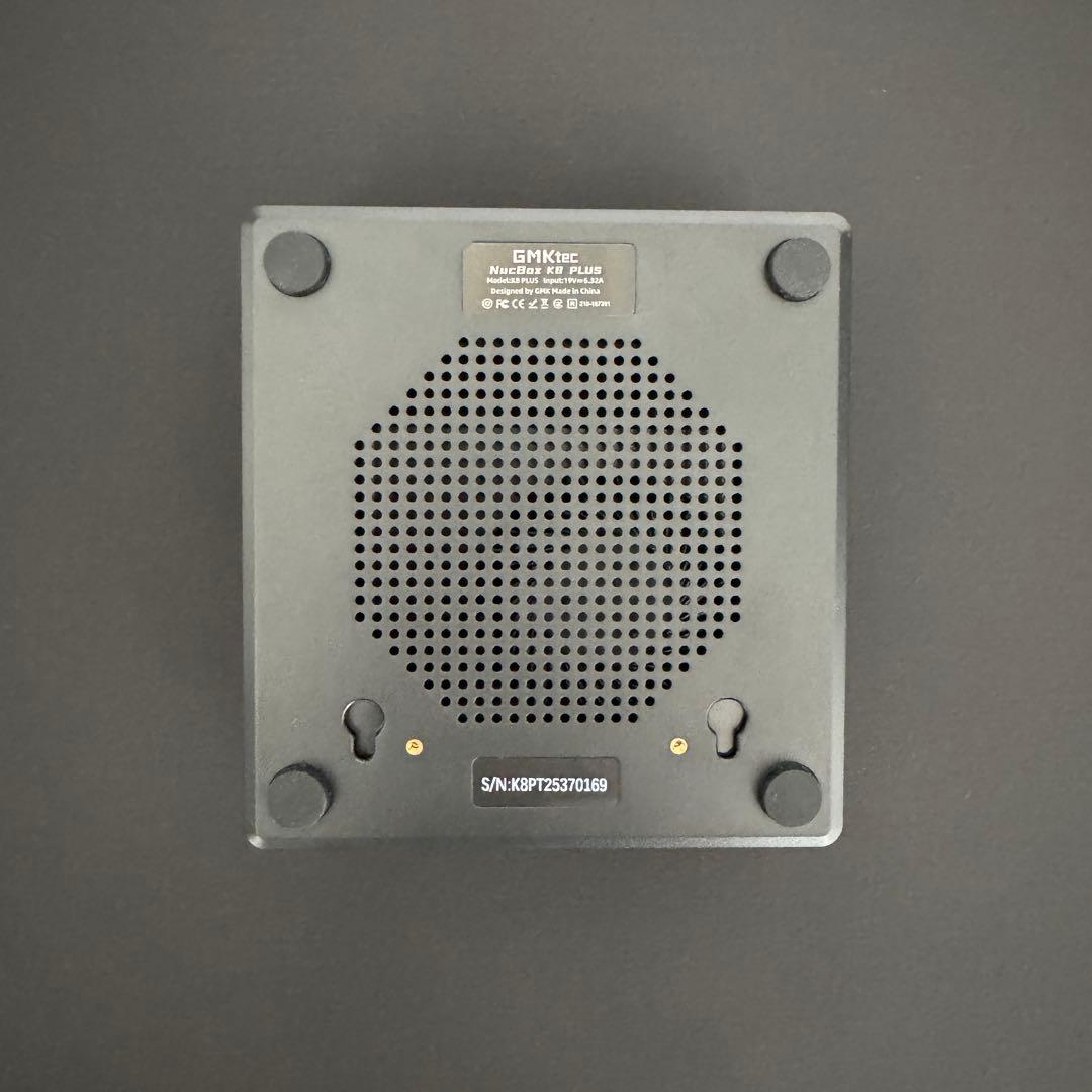 【ジャンク？】GMKtec ミニPC K8 Plus【ベアボーンキット】