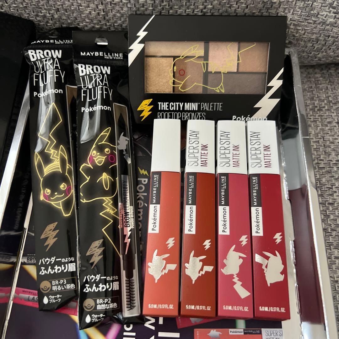 メイベリン　MAYBELLINE リップ　アイシャドウ　マスカラ　ファンデセット