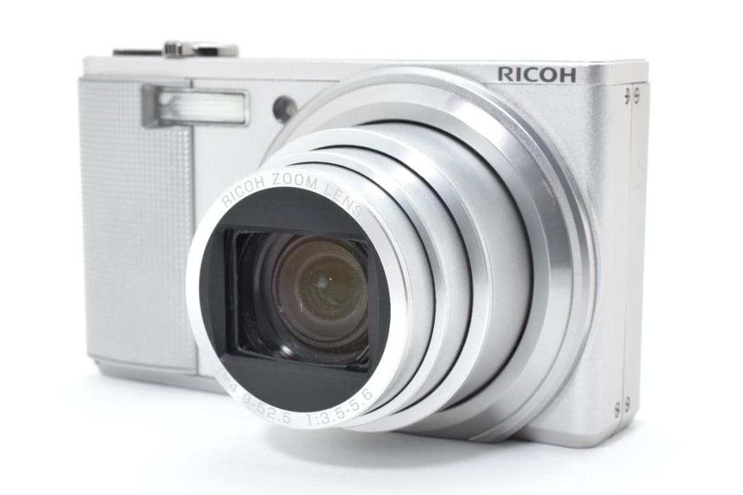 【純正バッテリー＆充電器付】 RICOH リコー CX2　シルバー コンデジ