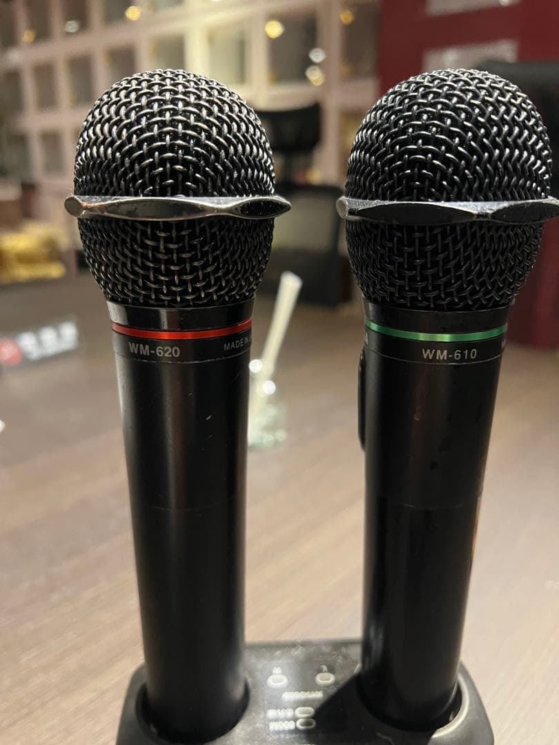 JOYSOUND ワイヤレスマイク WM-620 WM-610 セット　⑥