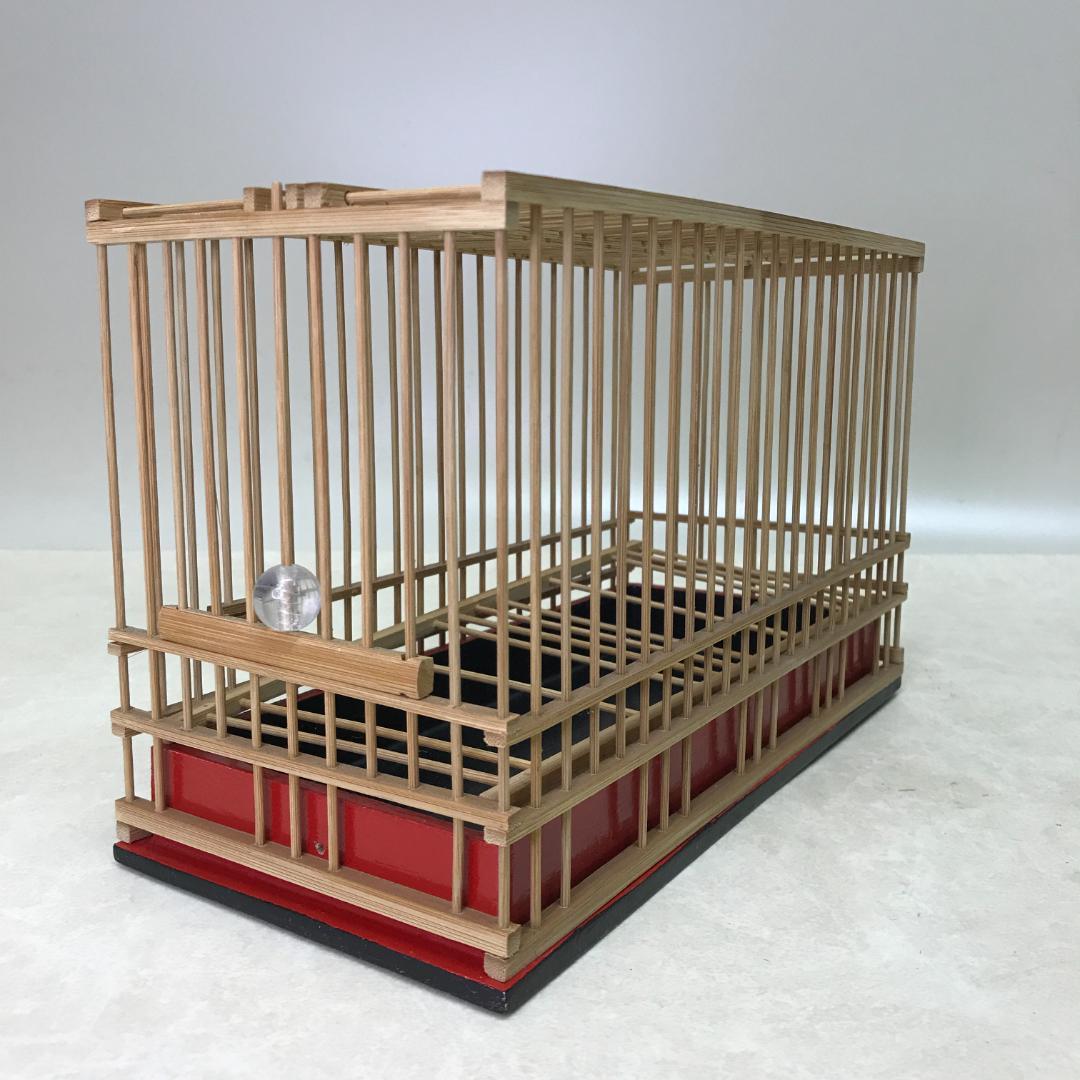 未使用 竹籠 鳥カゴ メジロ籠 ４個