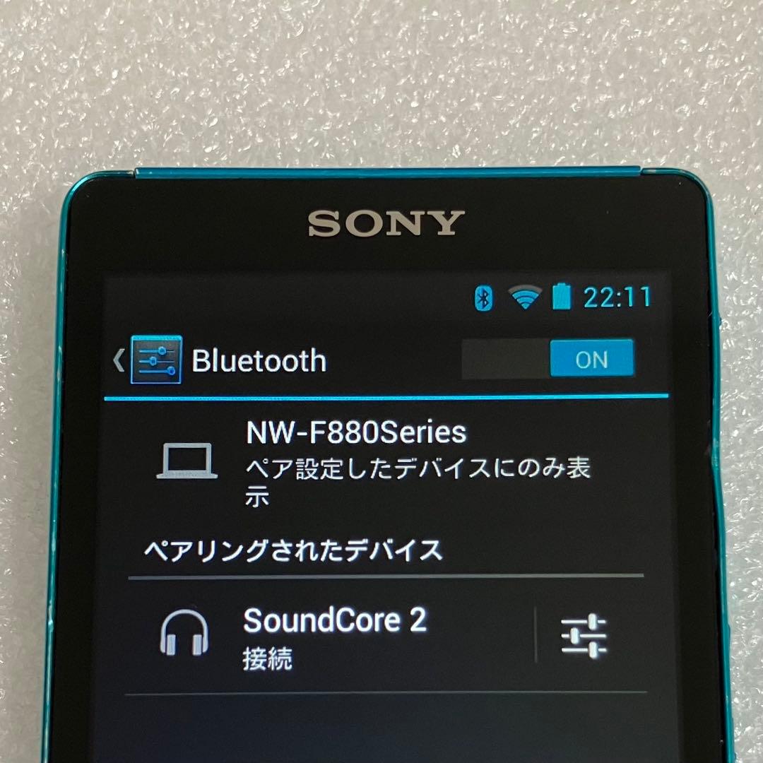 【バッテリー良好】　ソニー ウォークマン　NW-F886 32GB あお