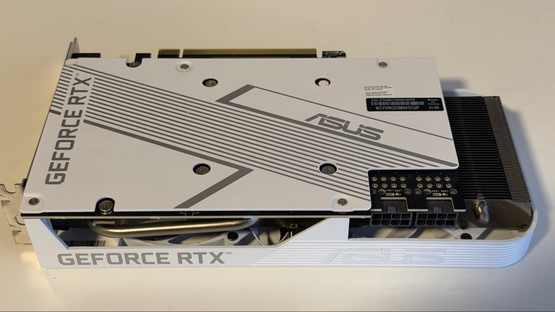 グラフィックボード・グラボ・ビデオカード WHITE ASUS GeForce RTX 3060 Ti