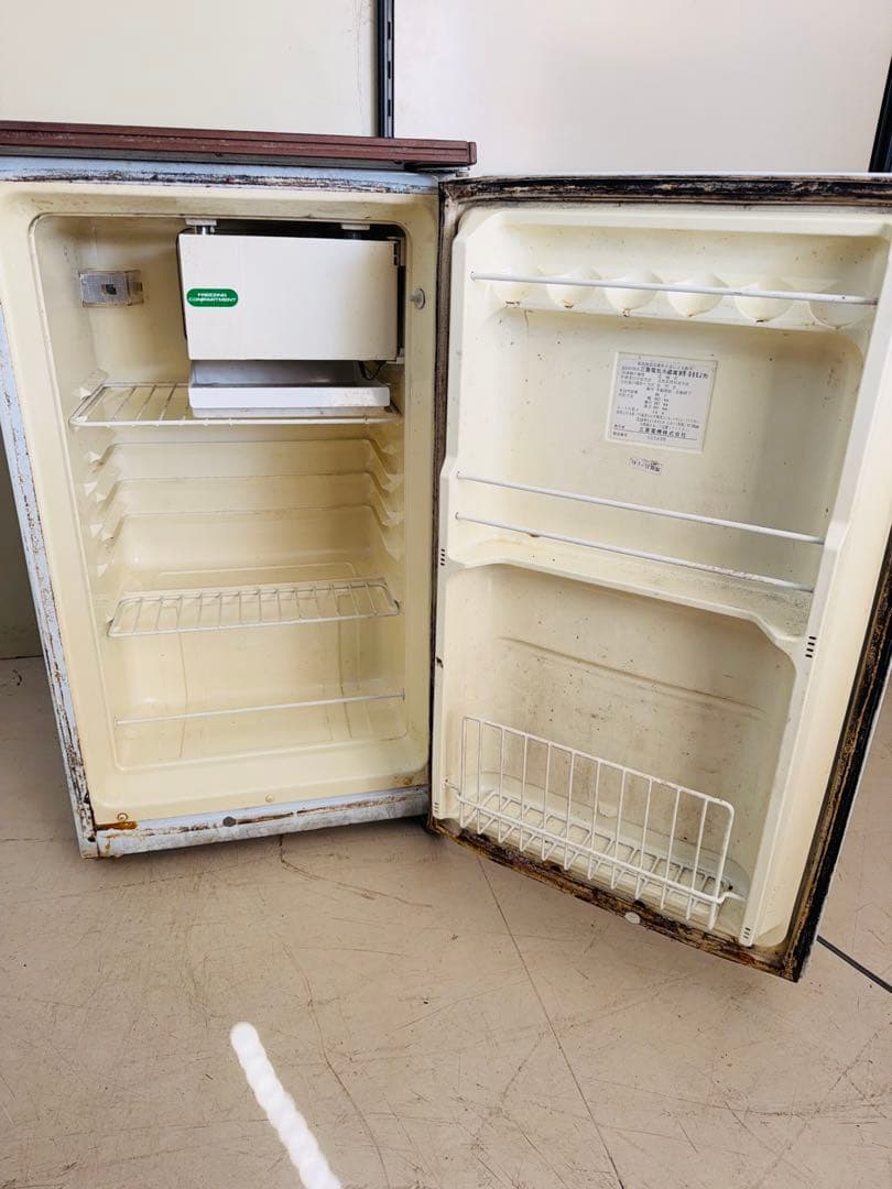 MITSUBISHI 三菱 昭和レトロ　レア 電気冷蔵庫 66L 1ドア 動作品