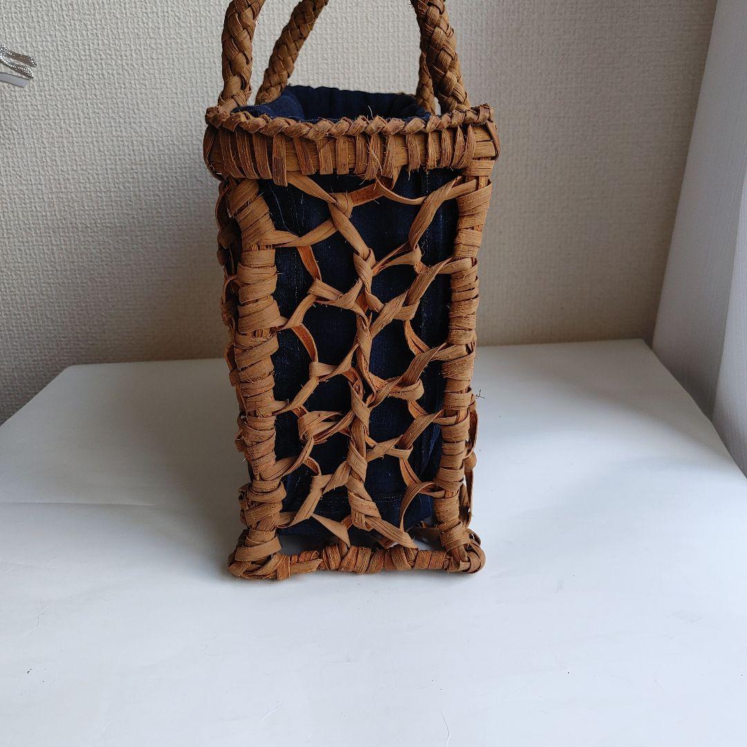 特価　山葡萄のバッグ［クモの巣編み］
