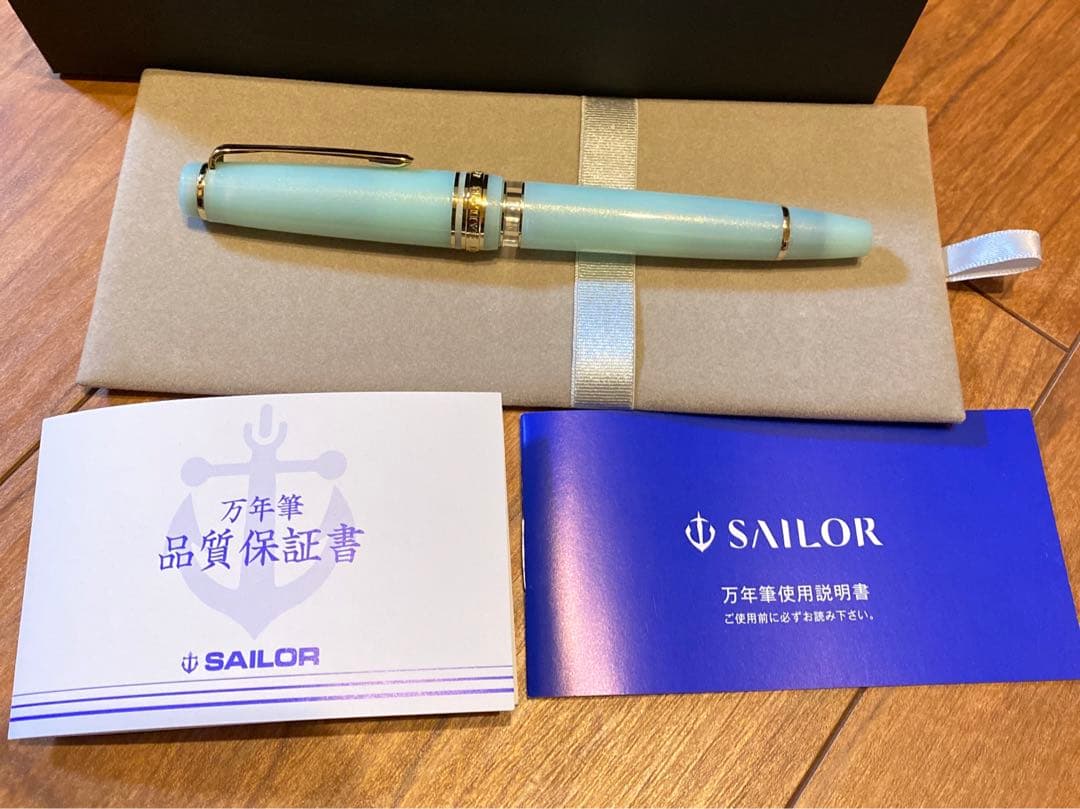 Mavisさん専用　新品　字幅F ペントノート オリジナル 万年筆 しのぶの翠色