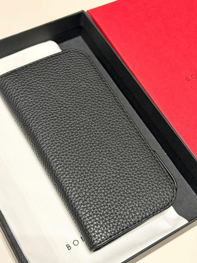 BONAVENTURA ブラック 手帳型ケース iPhone17Pro
