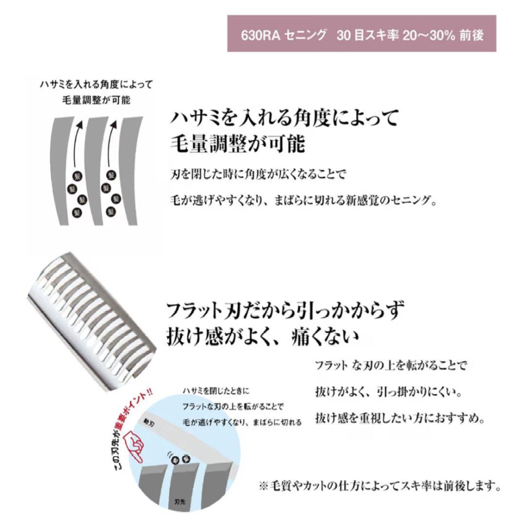 プロ用 セニングシザー 5.5インチ セット