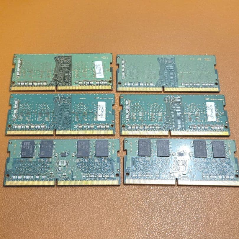 Samsung DDR4 4GB×6 ノート メモリー 6枚