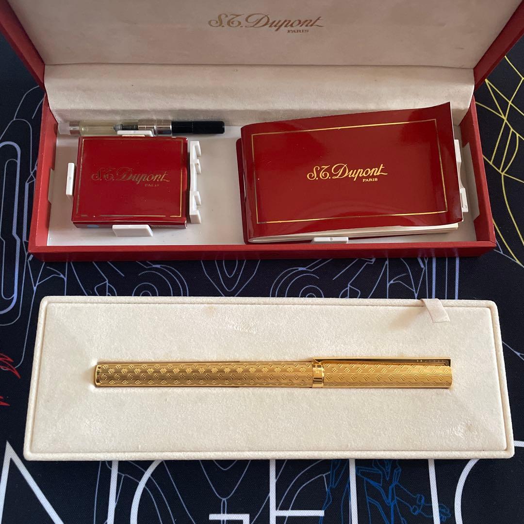 d*7様 S.T. Dupont ゴールド万年筆 専用箱付き18金