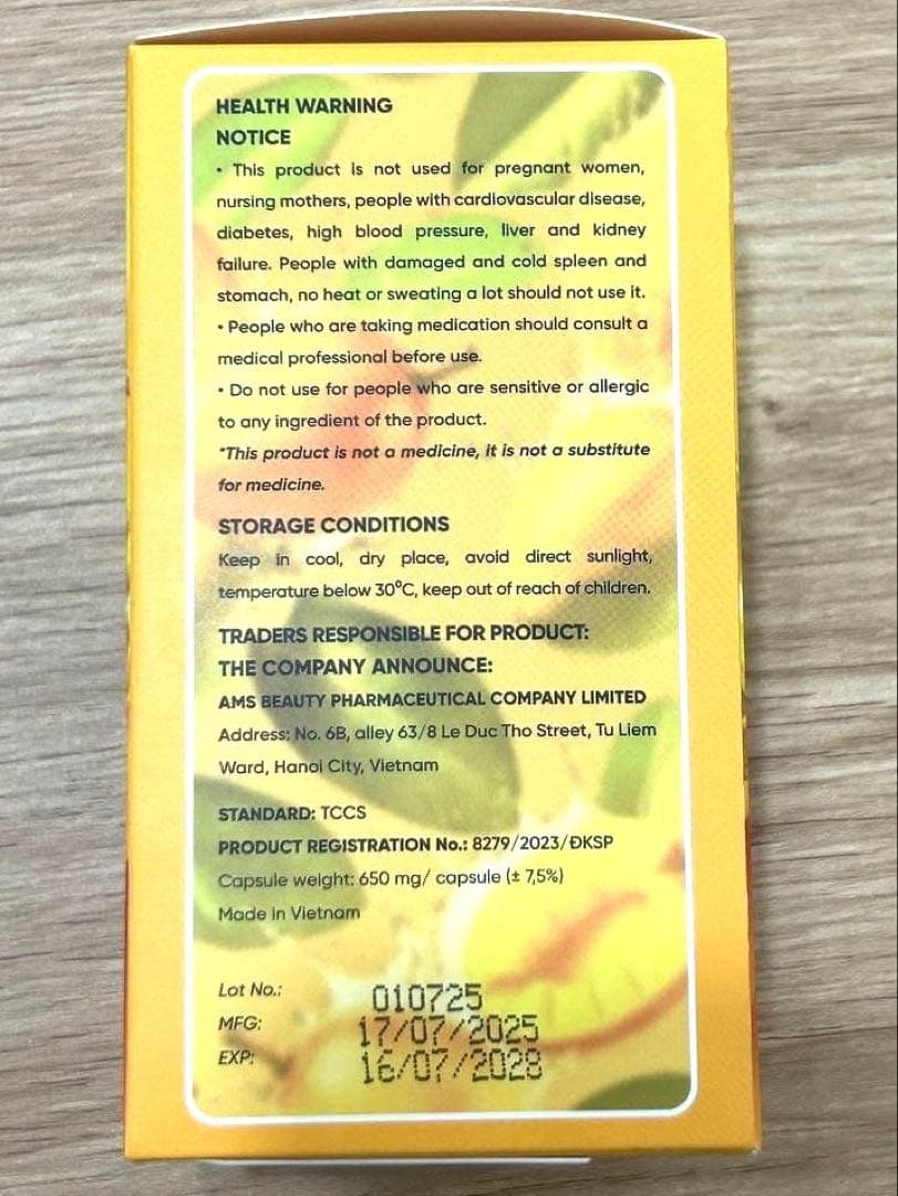 AMS SLIM５boxes detoxDETSsss