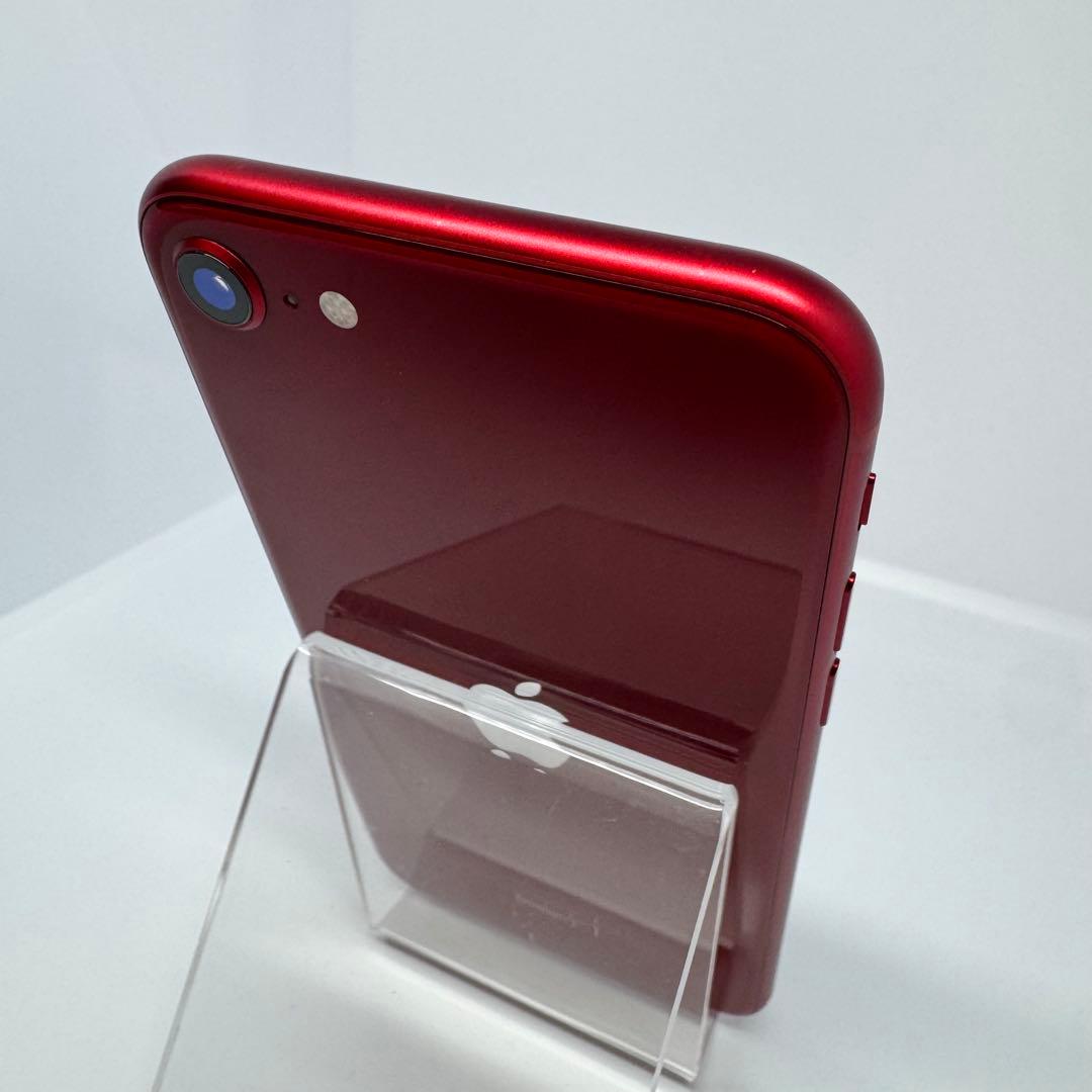 【美品】iPhone SE3 128GB RED 大容量バッテリー 100%