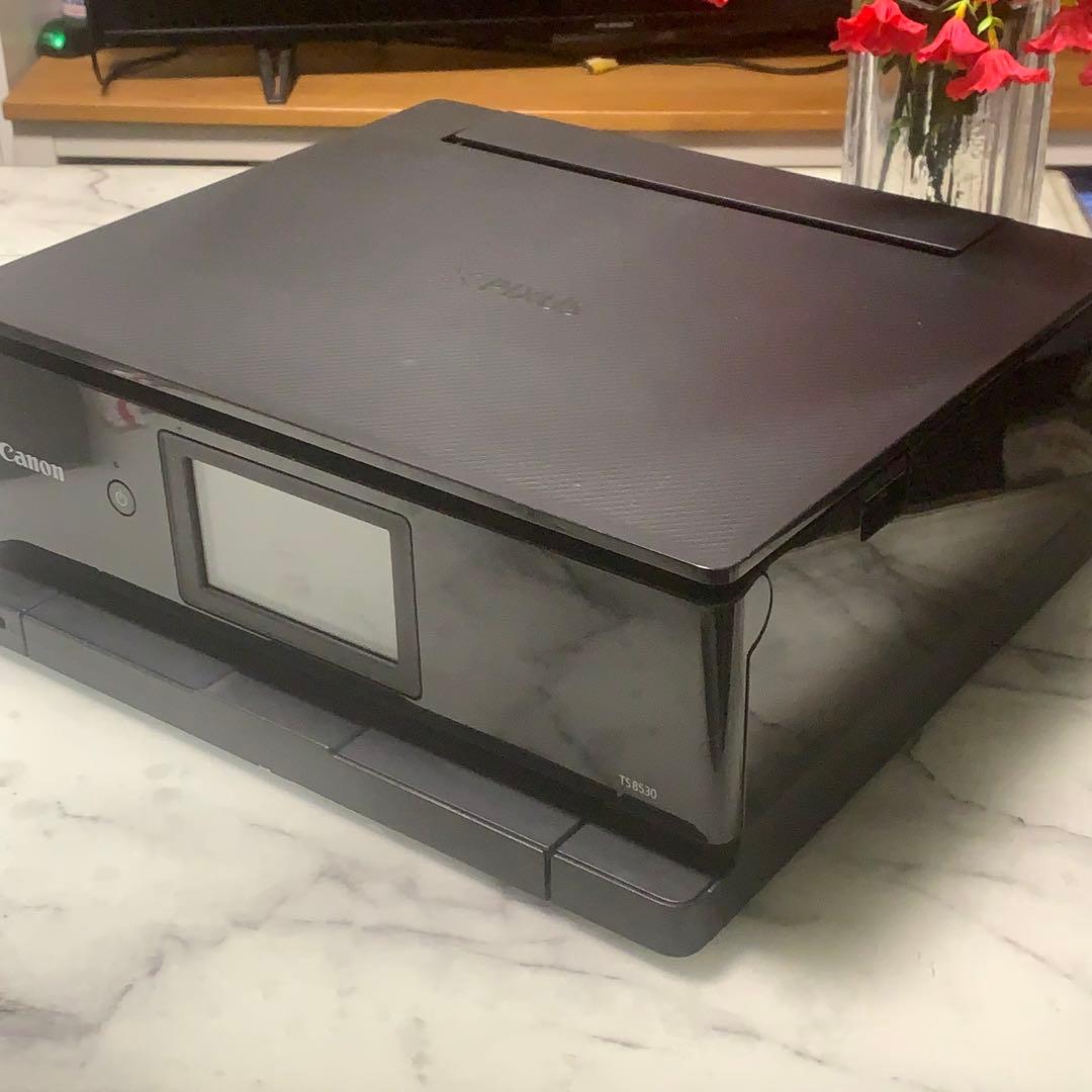 激安■Canon TS8530インクジェットプリンター ■印刷枚数1000枚以下