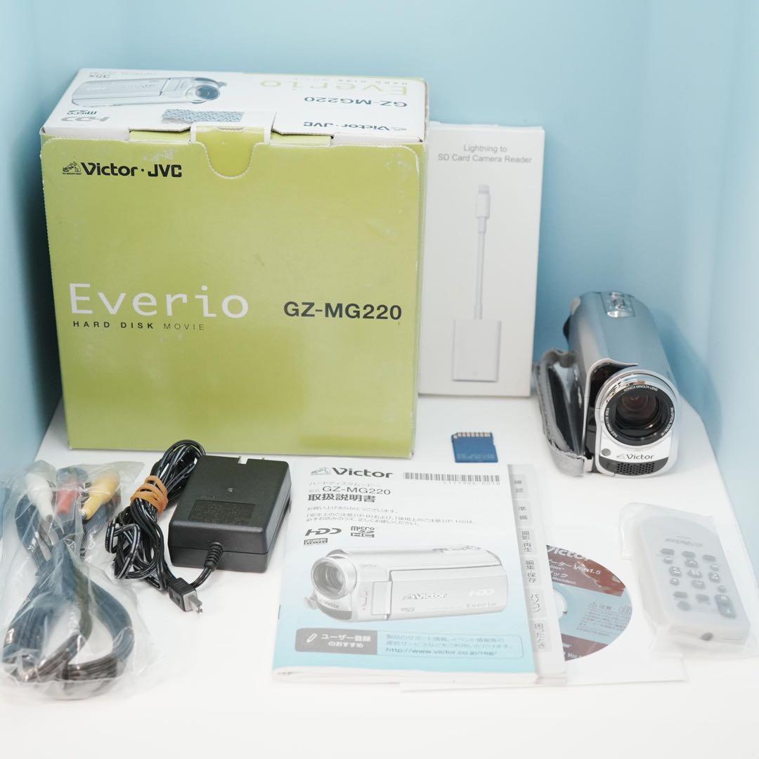 JVC Everio GZ-MG220 ビデオカメラ 美品 a4849