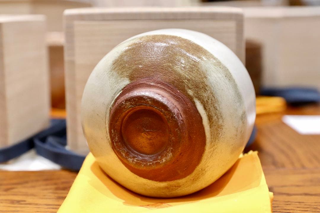 GMIO165○北村圭泉 圭泉窯 白釉茶碗 最高級 丹波焼 丹波篠山 陶磁器