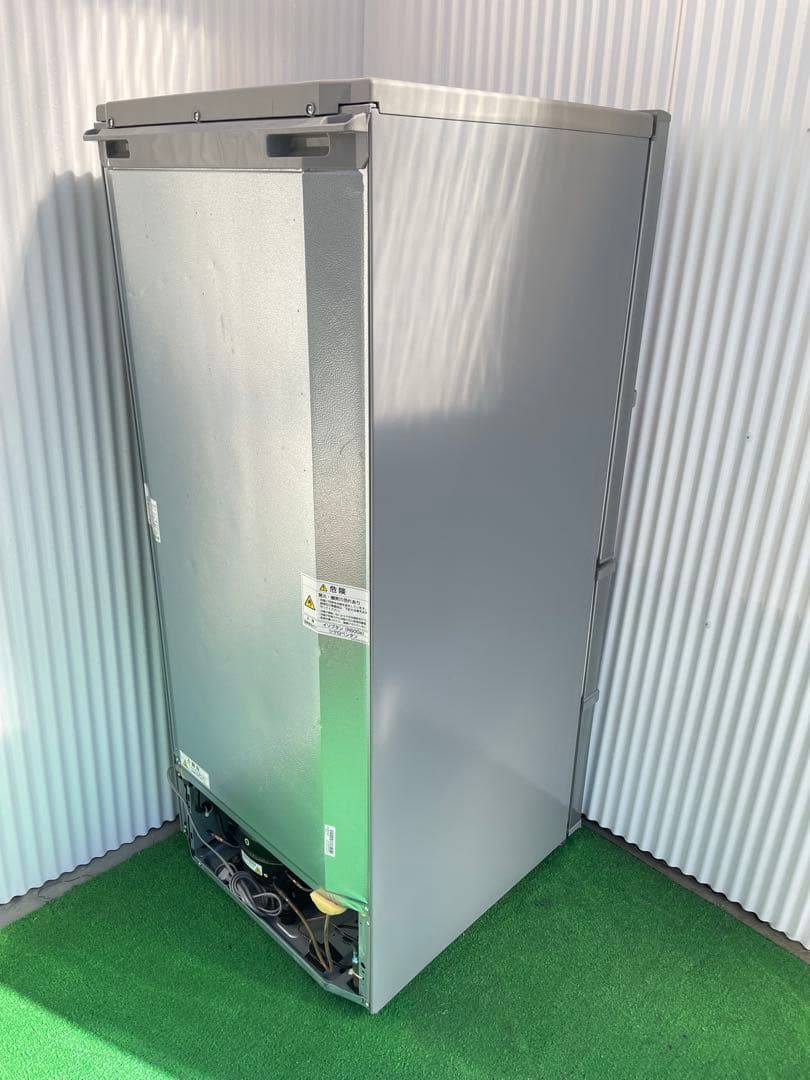 972 アクア 272L 3ドア冷蔵庫 右開き シルバー コンパクトデザイン