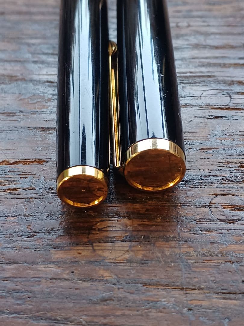 【希少】PILOT　万年筆　初期グランダム　漆塗り　14K　OB　【メンテ済み】