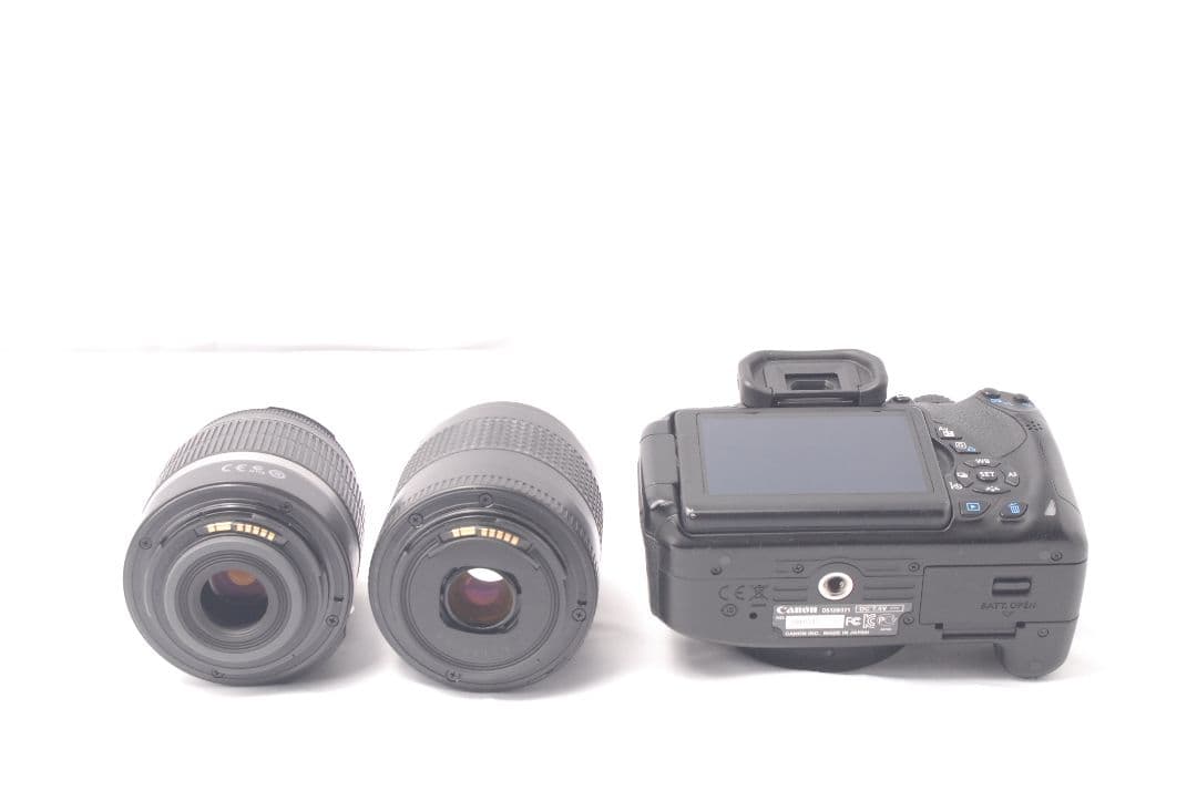 Canon EOS Kiss X6i ★望遠レンズ付Wレンズ☆ 一眼レフカメラ★
