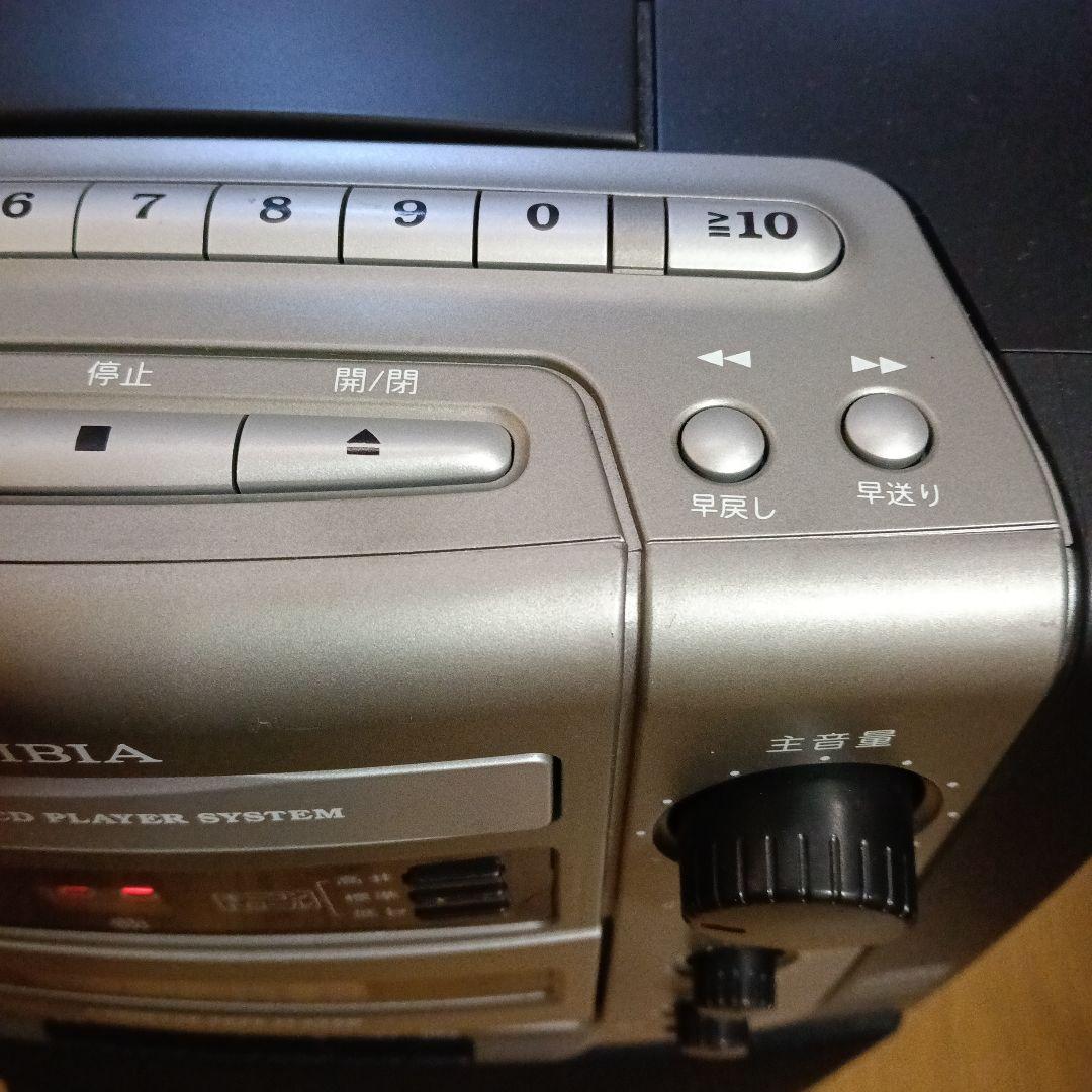 COLUMBIA カラオケ CDカセットテープ プレーヤー