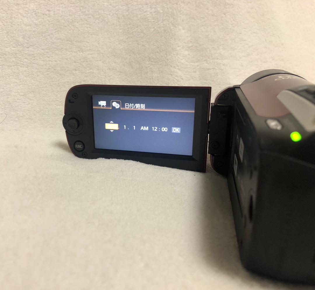美品 Cannon キャノン ビデオカメラ HFR10 ズーム 取説 専用ケース