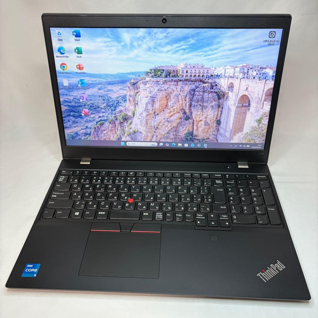 美品 ThinkPad L15 Gen2 第11世代 i5 8GB 512GB