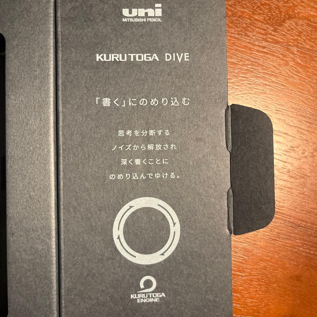uni KURUTOGA DIVE パープルシャープペンシル