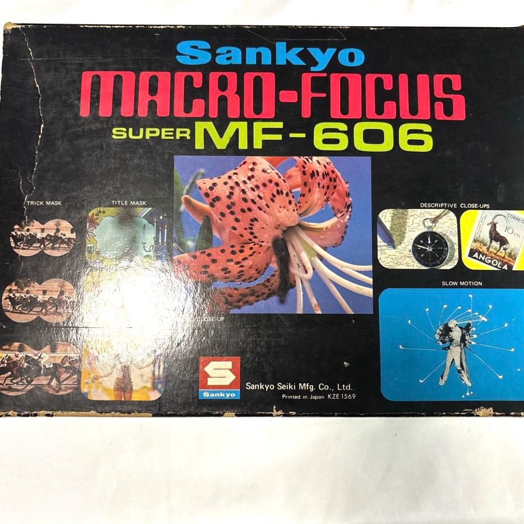 ジャンク 箱あり SANKYO Super MF-606 フィルムムービーカメラ