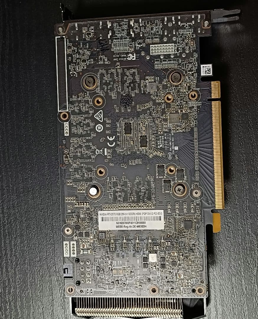 グラフィックボード・グラボ・ビデオカード GeForce RTX 2070 with Twin Cooler