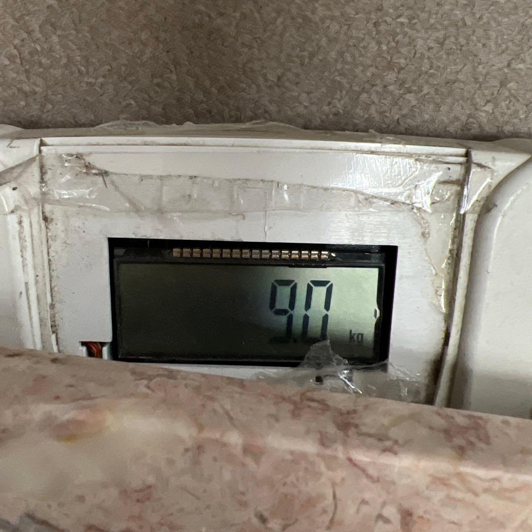 大理石　台　木箱付　9.0㌔　44.5×33.3×4.0㎝　東Y8-0325①