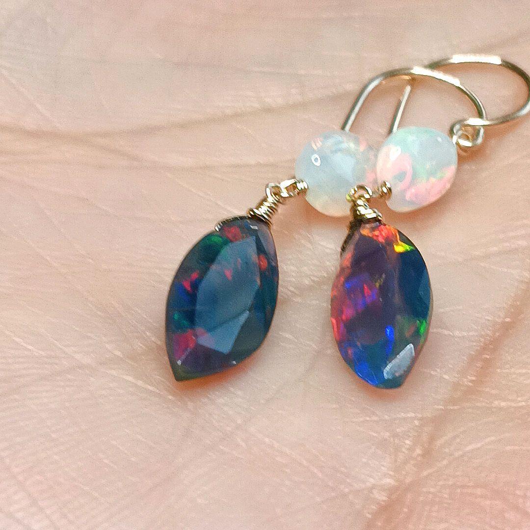 14kgf オパールピアス✾