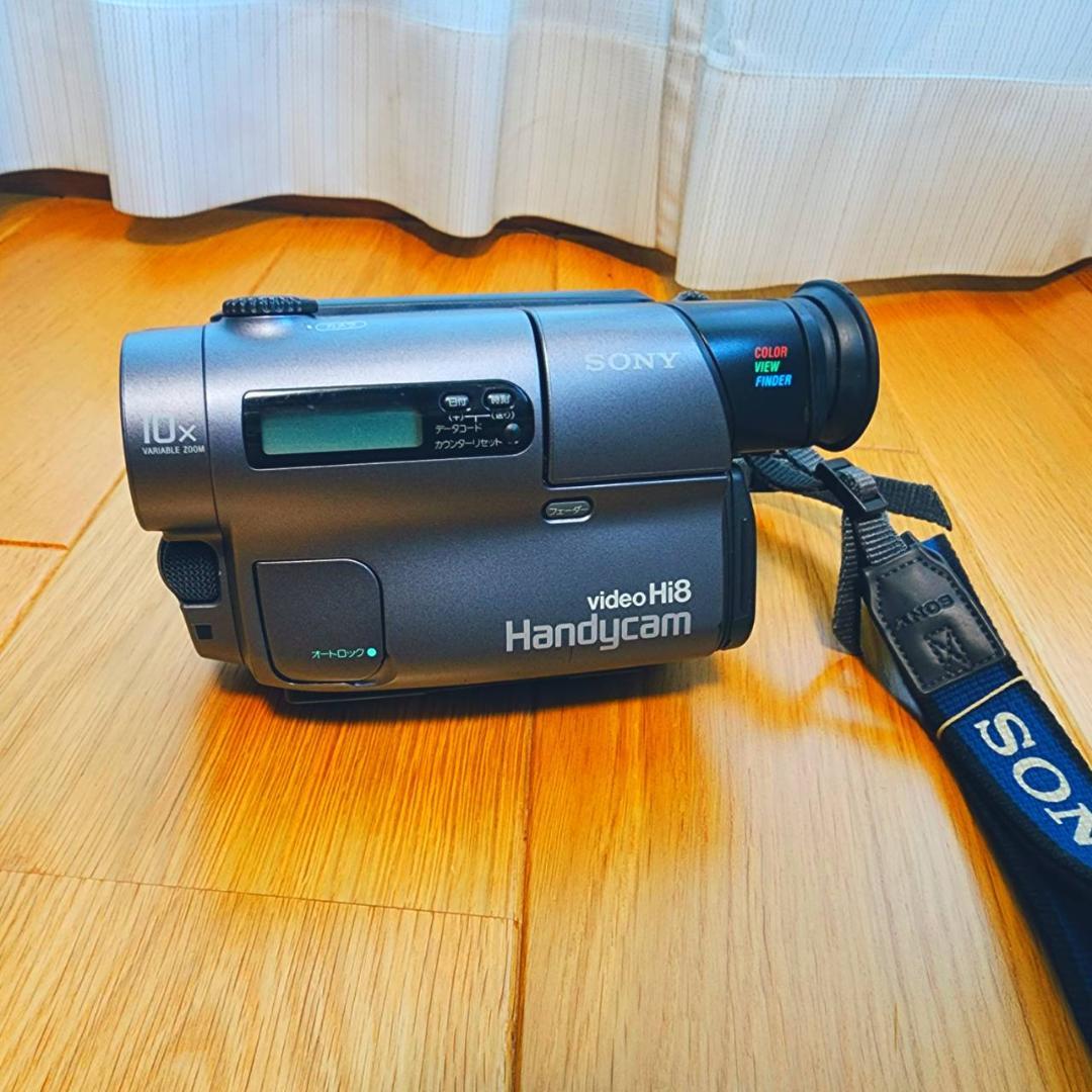 【動作確認済】SONY Hi8 高画質 ビデオカメラ ステーションセット