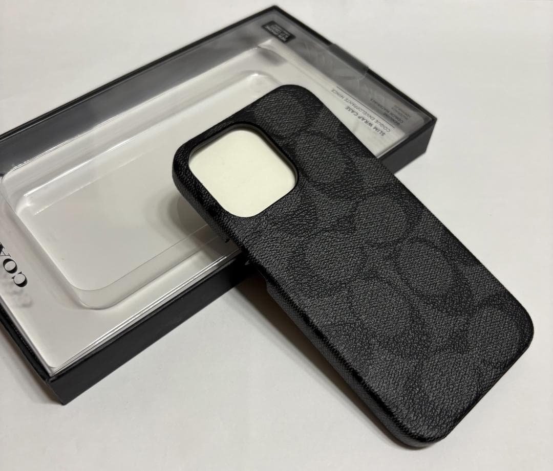 新品未使用♪COACH iPhone用ケース ブラック