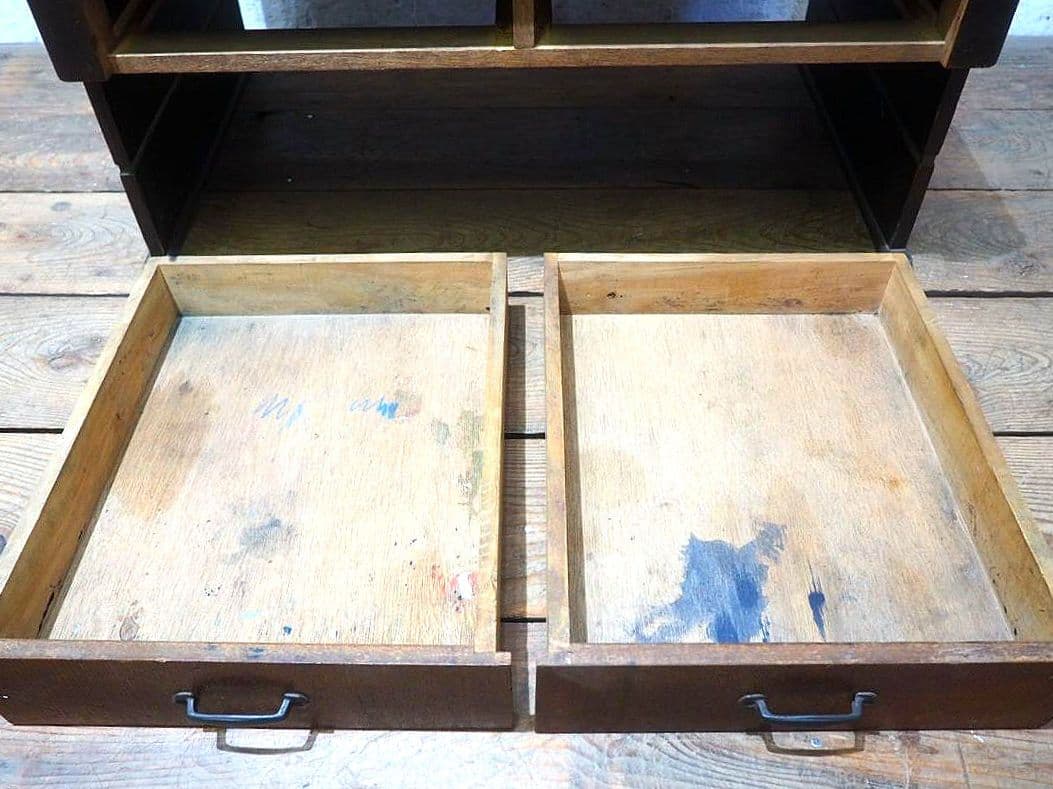 1521 希少デザインの文机　ローテーブル　陳列台　レトロモダン　ヴィンテージ
