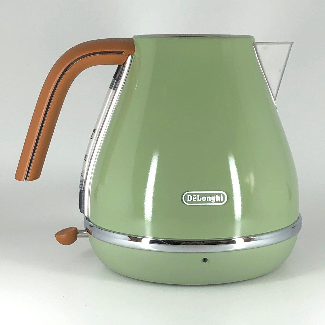 デロンギ 電気ケトル(1．0L) アイコナ・ヴィンテージ オリーブグリーン ⑤