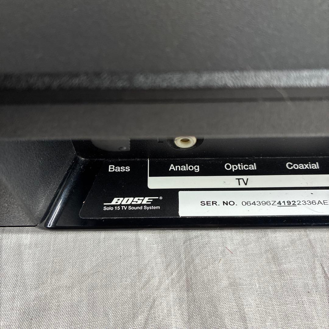 BOSE Solo 15 TV Sound System サウンドバースピーカー