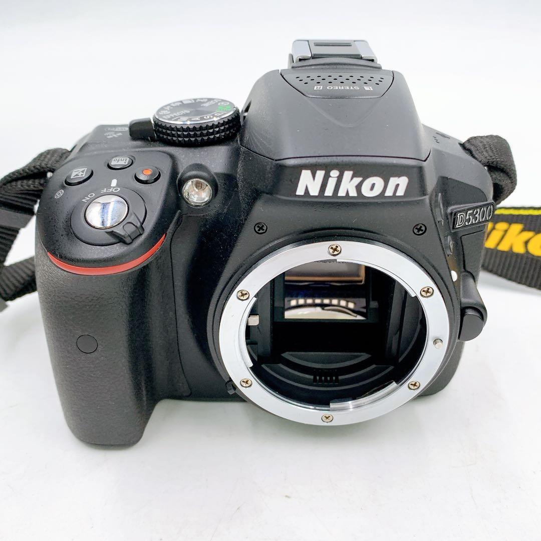 9AB47 Nikon D5300 ダブルズームキット2 Wi-Fi搭載 動作品