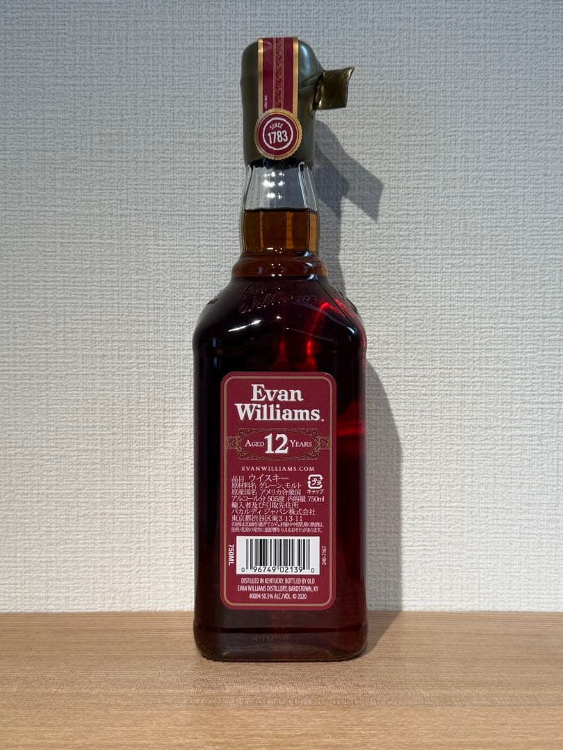 Evan Williams 12年 バーボンウイスキー 101プルーフ