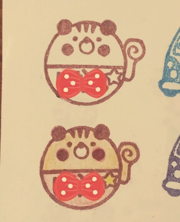 ！消しゴムはんこお名前はんこオムツはんこ