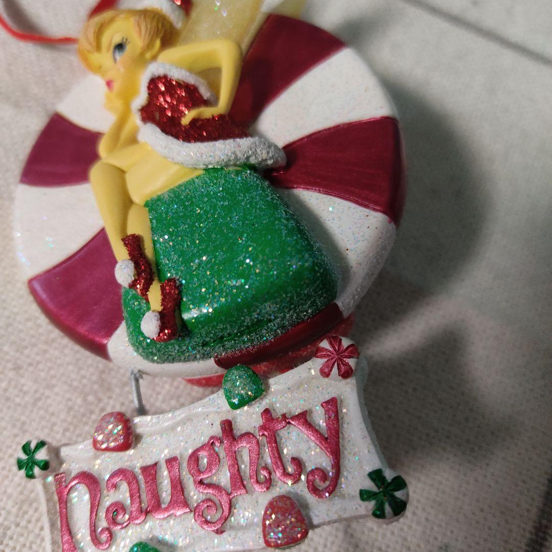 ティンカーベル クリスマス オーナメント naughty