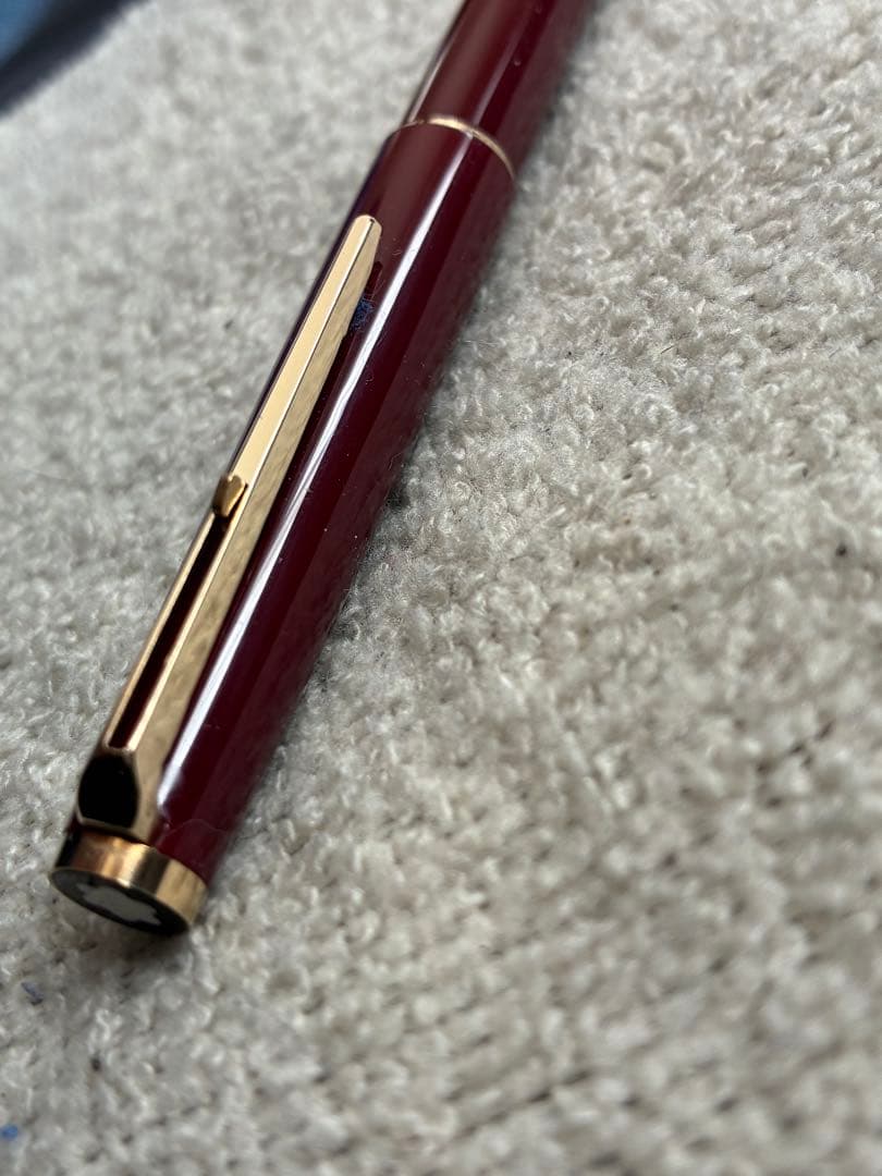 ◾️ボルドー美品◾️MONT BLANC モンブラン◾️ハンマートリガー式ボールペン