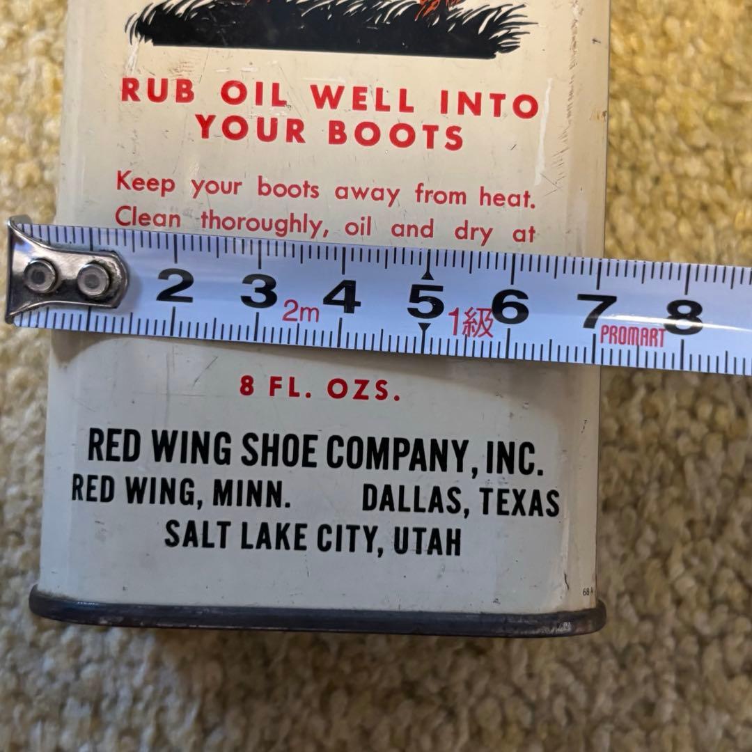 sin【RED WING SHOE OIL】ヴィンテージオイル缶