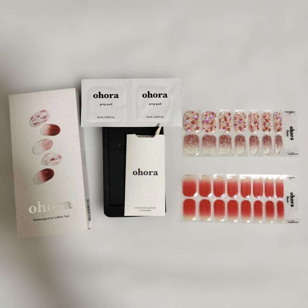 【新品多数】ohora ジェルネイルスターターセット／ランプ付き／まとめ売り