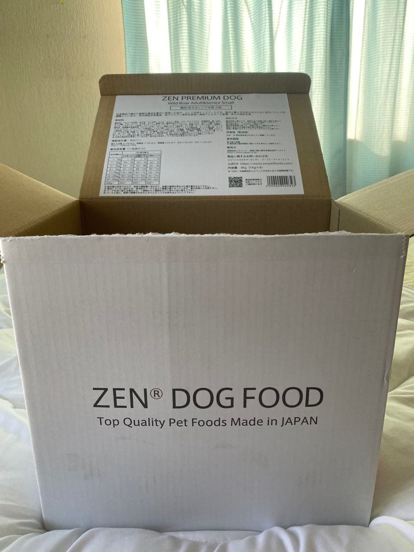 国産zenプレミアムドック　ワイルドボア　アダルト&シニア小粒　1kg×4