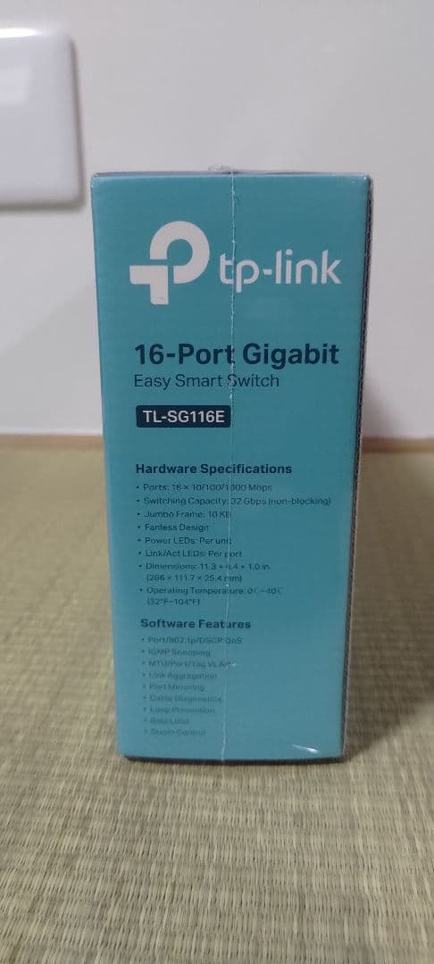 【新品】TP-LinkTL-SG116E 16PアンマネージドプロSW [D2]