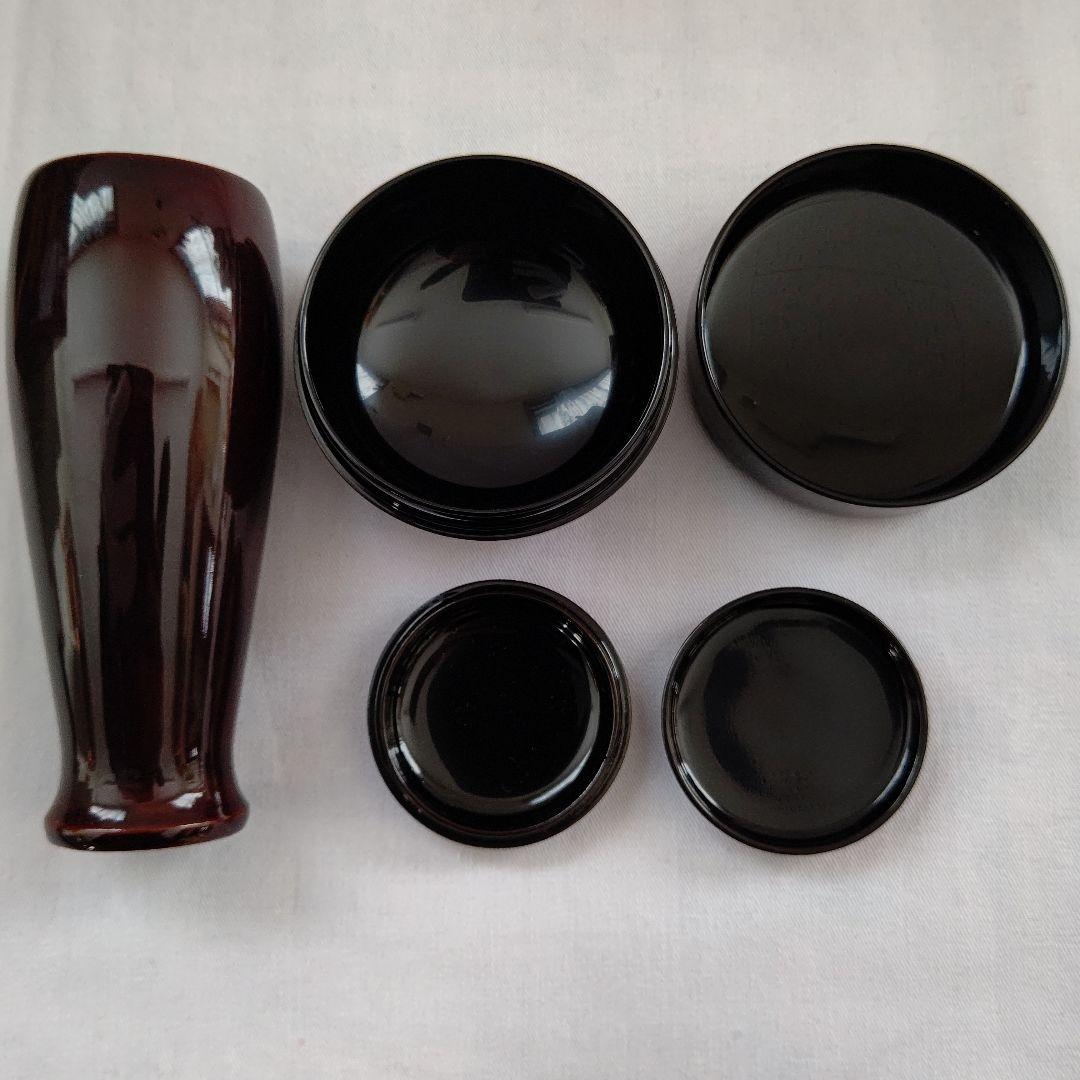 老松茶箱 三点セット 棗、香合、茶筅筒 茶道具